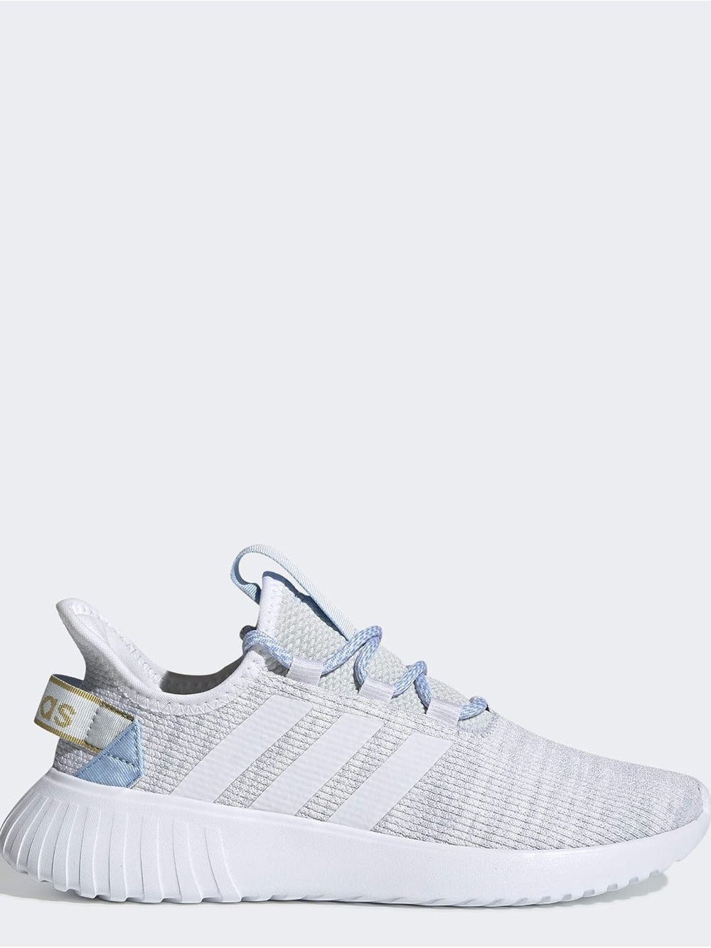 Adidas Women’s Kaptir X Cloudfoam Sneakers Cloud White Glow Blue - Picture 2 of 10